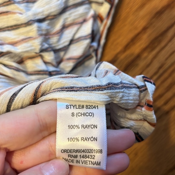 Gab & Kate Woman’s Striped Strapless Dress Size S - Picture 4 of 4